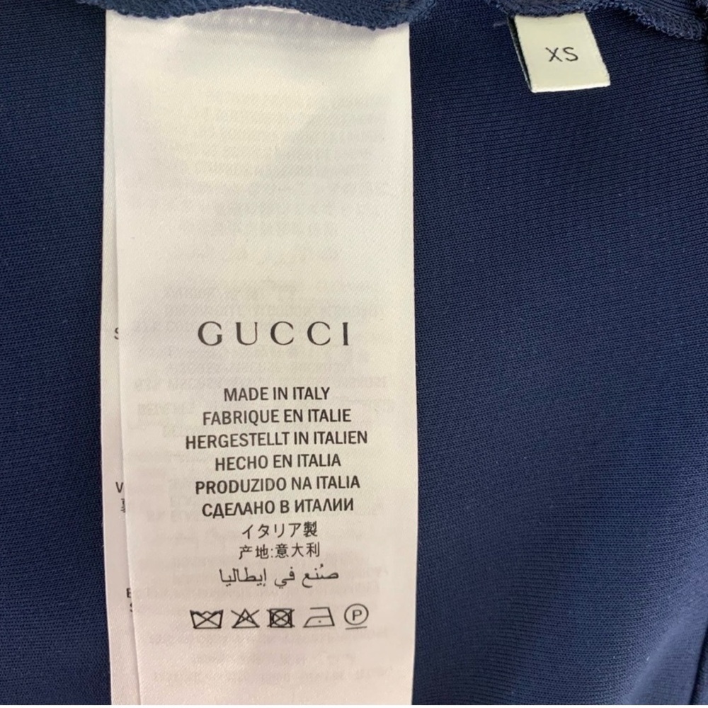 NWT Gucci Jersey V Neck Dress Style #501488 Size XS - Picture 6 of 9